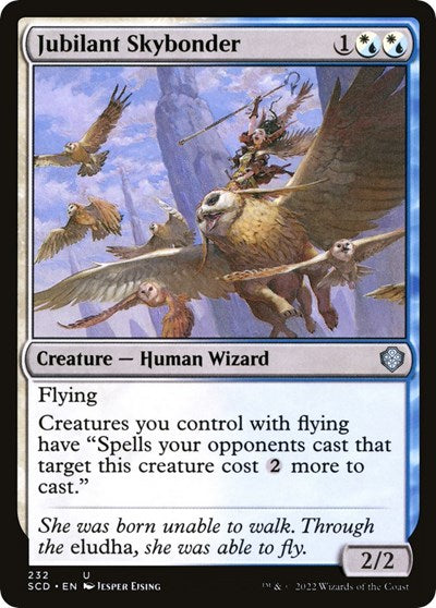 2022 Magic: The Gathering: Starter Commander Decks (SCD) - Jubilant Skybonder (#232, Uncommon) (, Near Mint)