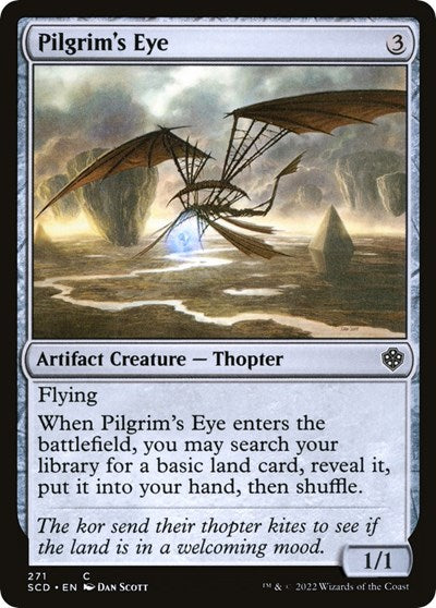 2022 Magic: The Gathering: Starter Commander Decks (SCD) - Pilgrims Eye (#271, Common) (, Near Mint)
