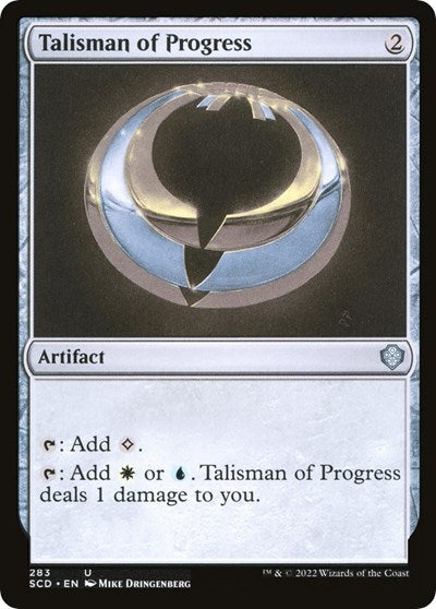 2022 Magic: The Gathering: Starter Commander Decks (SCD) - Talisman of Progress (#283, Uncommon) (, Near Mint)