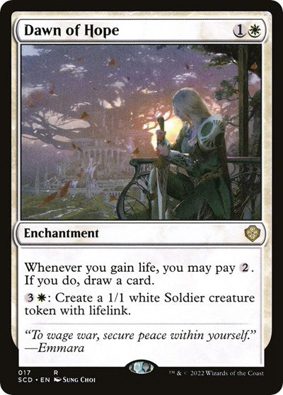 2022 Magic: The Gathering: Starter Commander Decks (SCD) - Dawn of Hope (#17, Rare) (, Near Mint)