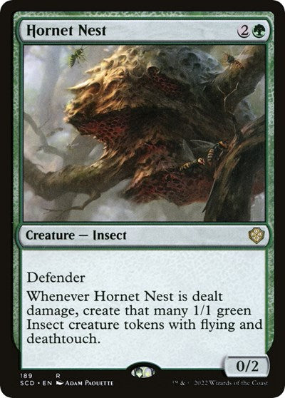 2022 Magic: The Gathering: Starter Commander Decks (SCD) - Hornet Nest (#189, Rare) (, Near Mint)