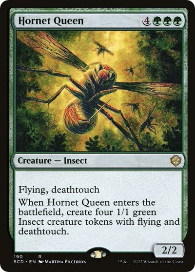 2022 Magic: The Gathering: Starter Commander Decks (SCD) - Hornet Queen (#190, Rare) (, Near Mint)