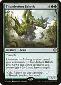 2022 Magic: The Gathering: Starter Commander Decks (SCD) - Thunderfoot Baloth (#213, Rare) (, Near Mint)