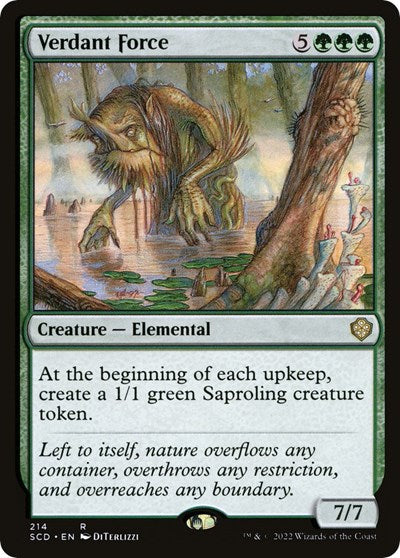 2022 Magic: The Gathering: Starter Commander Decks (SCD) - Verdant Force (#214, Rare) (, Near Mint)