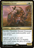 2022 Magic: The Gathering: Starter Commander Decks (SCD) - Dauntless Escort (#223, Rare) (, Near Mint)