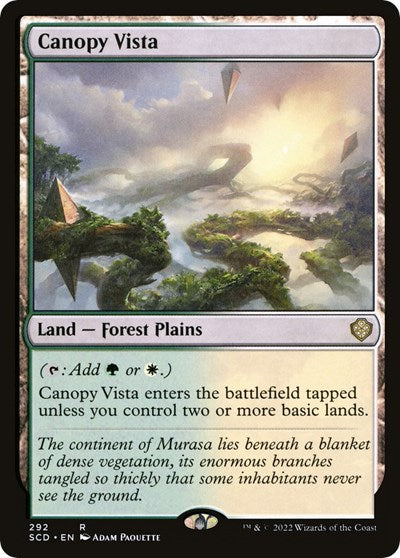 2022 Magic: The Gathering: Starter Commander Decks (SCD) - Canopy Vista (#292, Rare) (, Near Mint)