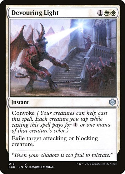 2022 Magic: The Gathering: Starter Commander Decks (SCD) - Devouring Light (#18, Uncommon) (, Near Mint)