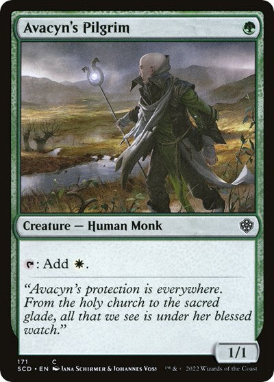2022 Magic: The Gathering: Starter Commander Decks (SCD) - Avacyns Pilgrim (#171, Common) (, Near Mint)