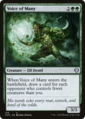 2022 Magic: The Gathering: Starter Commander Decks (SCD) - Voice of Many (#215, Uncommon) (, Near Mint)