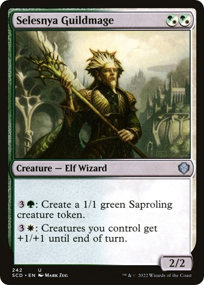 2022 Magic: The Gathering: Starter Commander Decks (SCD) - Selesnya Guildmage (#242, Uncommon) (, Near Mint)