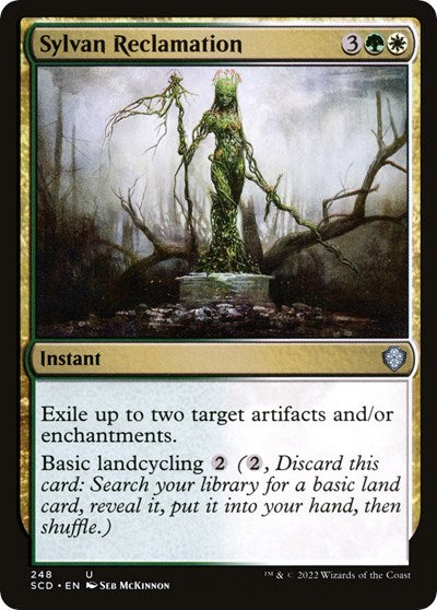 2022 Magic: The Gathering: Starter Commander Decks (SCD) - Sylvan Reclamation (#248, Uncommon) (, Near Mint)