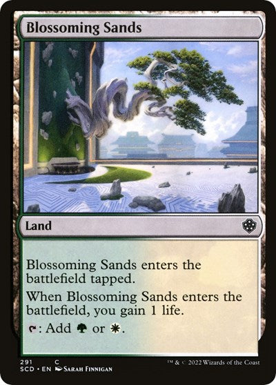 2022 Magic: The Gathering: Starter Commander Decks (SCD) - Blossoming Sands (#291, Common) (, Near Mint)