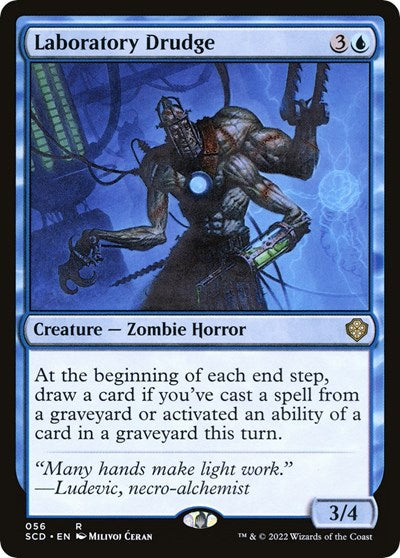 2022 Magic: The Gathering: Starter Commander Decks (SCD) - Laboratory Drudge (#56, Rare) (, Near Mint)