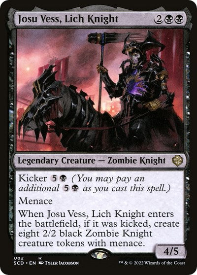 2022 Magic: The Gathering: Starter Commander Decks (SCD) - Josu Vess Lich Knight (#82, Rare) (, Near Mint)