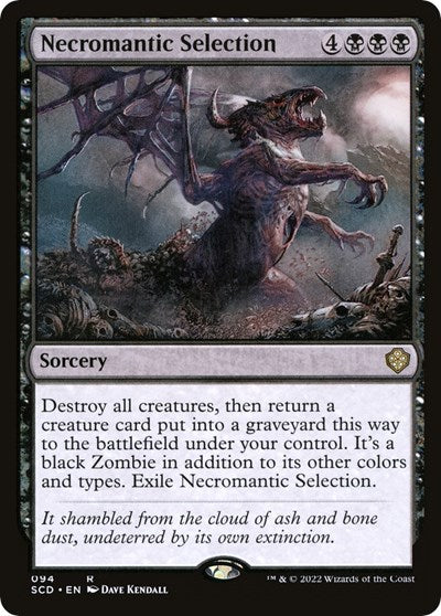2022 Magic: The Gathering: Starter Commander Decks (SCD) - Necromantic Selection (#94, Rare) (, Near Mint)