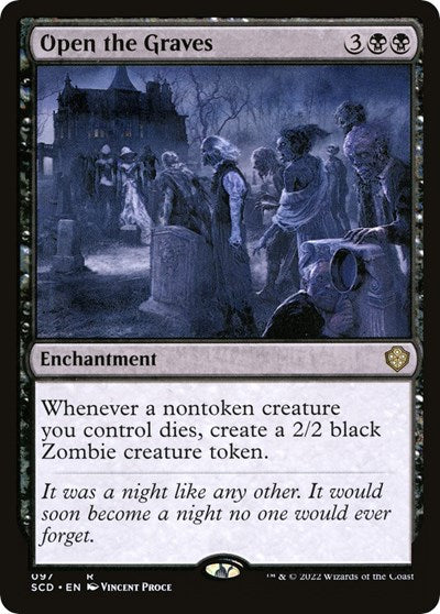 2022 Magic: The Gathering: Starter Commander Decks (SCD) - Open the Graves (#97, Rare) (, Near Mint)