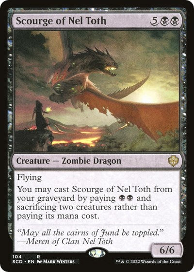 2022 Magic: The Gathering: Starter Commander Decks (SCD) - Scourge of Nel Toth (#104, Rare) (, Near Mint)