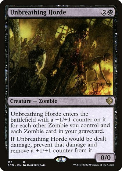 2022 Magic: The Gathering: Starter Commander Decks (SCD) - Unbreathing Horde (#113, Rare) (, Near Mint)