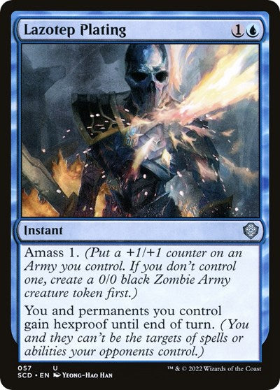 2022 Magic: The Gathering: Starter Commander Decks (SCD) - Lazotep Plating (#57, Uncommon) (, Near Mint)