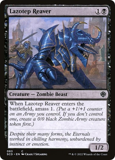 2022 Magic: The Gathering: Starter Commander Decks (SCD) - Lazotep Reaver (#83, Common) (, Near Mint)