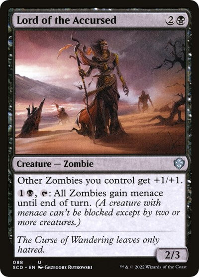 2022 Magic: The Gathering: Starter Commander Decks (SCD) - Lord of the Accursed (#88, Uncommon) (, Near Mint)