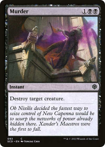 2022 Magic: The Gathering: Starter Commander Decks (SCD) - Murder (#93, Common) (, Near Mint)
