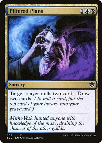 2022 Magic: The Gathering: Starter Commander Decks (SCD) - Pilfered Plans (#238, Common) (, Near Mint)