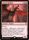 2022 Magic: The Gathering: Starter Commander Decks (SCD) - Akoum Hellkite (#123, Rare) (, Near Mint)