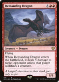 2022 Magic: The Gathering: Starter Commander Decks (SCD) - Demanding Dragon (#130, Rare) (, Near Mint)