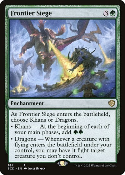 2022 Magic: The Gathering: Starter Commander Decks (SCD) - Frontier Siege (#184, Rare) (, Near Mint)