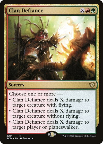 2022 Magic: The Gathering: Starter Commander Decks (SCD) - Clan Defiance (#220, Rare) (, Near Mint)