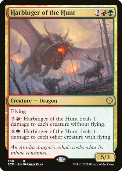 2022 Magic: The Gathering: Starter Commander Decks (SCD) - Harbinger of the Hunt (#230, Rare) (, Near Mint)