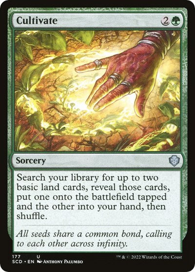 2022 Magic: The Gathering: Starter Commander Decks (SCD) - Cultivate (#177, Uncommon) (, Near Mint)