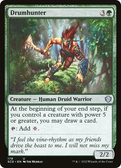 2022 Magic: The Gathering: Starter Commander Decks (SCD) - Drumhunter (#179, Uncommon) (, Near Mint)