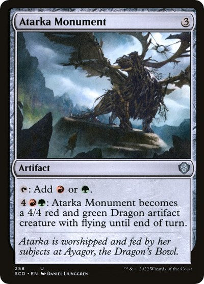 2022 Magic: The Gathering: Starter Commander Decks (SCD) - Atarka Monument (#258, Uncommon) (, Near Mint)