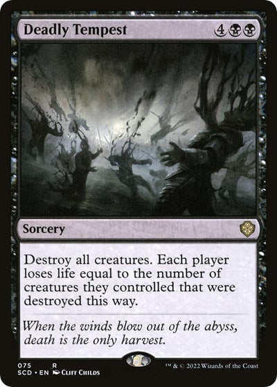 2022 Magic: The Gathering: Starter Commander Decks (SCD) - Deadly Tempest (#75, Rare) (, Near Mint)