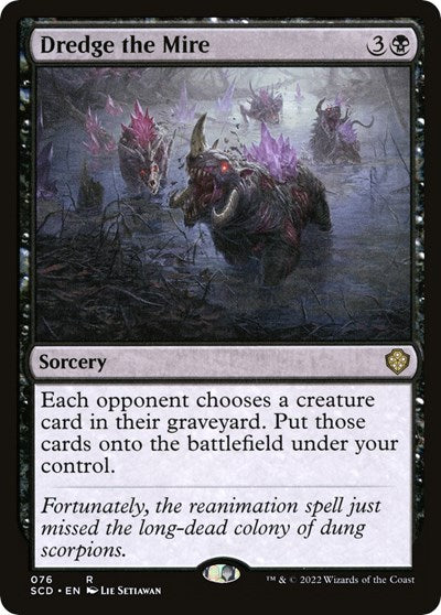 2022 Magic: The Gathering: Starter Commander Decks (SCD) - Dredge the Mire (#76, Rare) (, Near Mint)