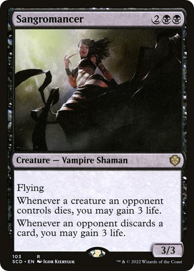 2022 Magic: The Gathering: Starter Commander Decks (SCD) - Sangromancer (#103, Rare) (, Near Mint)