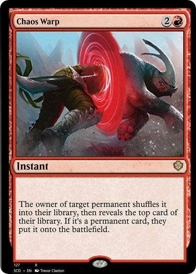 2022 Magic: The Gathering: Starter Commander Decks (SCD) - Chaos Warp (#127, Rare) (, Near Mint)