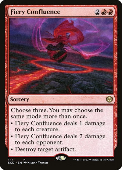 2022 Magic: The Gathering: Starter Commander Decks (SCD) - Fiery Confluence (#141, Rare) (, Near Mint)