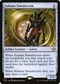 2022 Magic: The Gathering: Starter Commander Decks (SCD) - Solemn Simulacrum (#277, Rare) (, Near Mint)