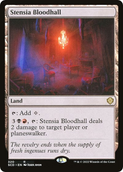 2022 Magic: The Gathering: Starter Commander Decks (SCD) - Stensia Bloodhall (#320, Rare) (, Near Mint)