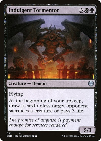 2022 Magic: The Gathering: Starter Commander Decks (SCD) - Indulgent Tormentor (#81, Uncommon) (, Near Mint)