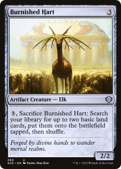 2022 Magic: The Gathering: Starter Commander Decks (SCD) - Burnished Hart (#260, Uncommon) (, Near Mint)