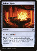 2022 Magic: The Gathering: Starter Commander Decks (SCD) - Rakdos Signet (#272, Uncommon) (, Near Mint)