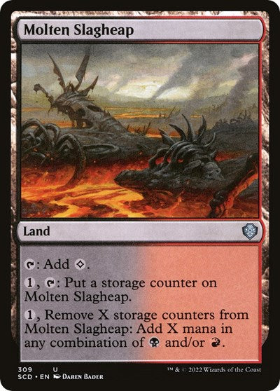 2022 Magic: The Gathering: Starter Commander Decks (SCD) - Molten Slagheap (#309, Uncommon) (, Near Mint)