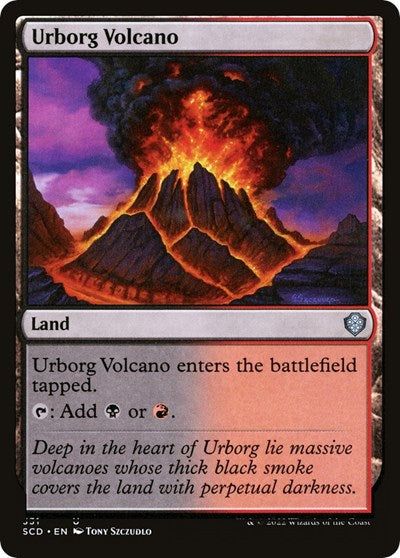 2022 Magic: The Gathering: Starter Commander Decks (SCD) - Urborg Volcano (#331, Uncommon) (, Near Mint)