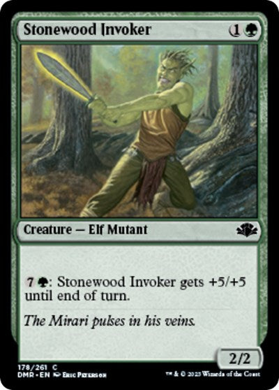 2023 Magic: The Gathering: Dominaria Remastered (DMR) - Stonewood Invoker (#178, Common) (, Lightly Played)