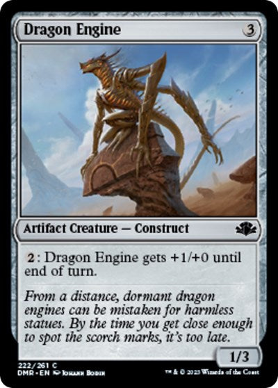 2023 Magic: The Gathering: Dominaria Remastered (DMR) - Dragon Engine (#222, Common) (, Lightly Played)