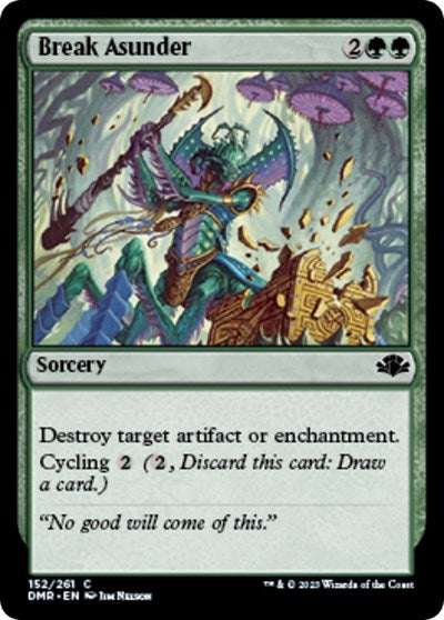 2023 Magic: The Gathering: Dominaria Remastered (DMR) - Break Asunder (#152, Common) (, Lightly Played)